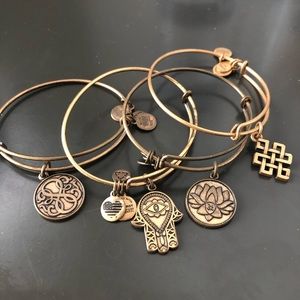 Alex and Ani Bracelets (set of 4)